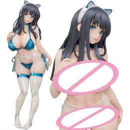 Action Toy Figures 28cm Daiki Kougyou Sakura Kaede Cat Role Play 1/6 Sexy Girl PVC Personnage Action Série Adult Series Toy Hentai Doll Gift Y240425S5BH