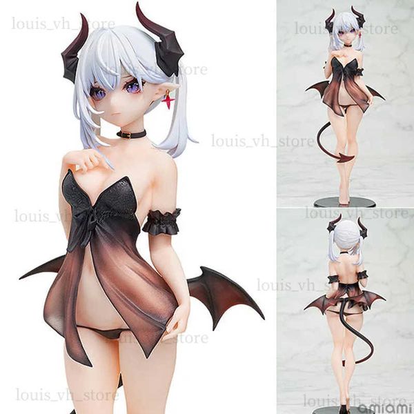 Figuras de juguete de acción 28 cm NSFW Insight Little Demon Lilith Chica desnuda Tsuishi Eye ver PVC Anime Figuras de acción Juguetes Colección para adultos Hentai Modelo Muñeca T240325