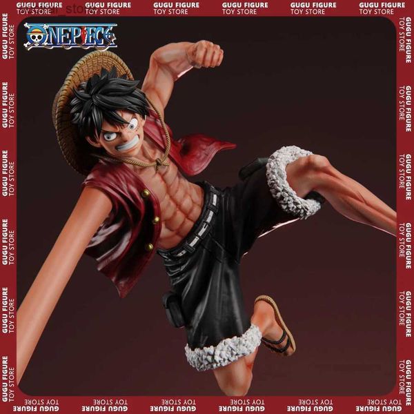 Action Toy Figures 29cm One Piece Figures Luffy Nika Anime Figures Luffy Gear 2 Figure d'action PVC GK Statue Figurine Model Collection Doll Collection Toy Gift L240402