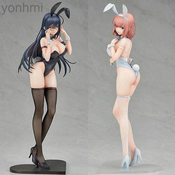 Figuras de juguete de acción 30 cm Ensoutoys Black Bunny Aoi White Bunny Natsume 1/6 escala PVC Figura de acción Colección para adultos Modelo Juguetes hentai muñeca Regalos ldd240312