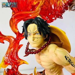 Jouet d'action figures 30cm One Piece Ace Anime Figure Fireball Portgas D Ace Action Figurine PVC Modèle de statue Poupée Collection de collecte