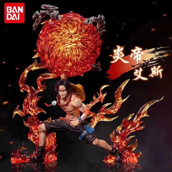 Action Toy Figures 30cm One Piece Ace Anime Figure Fireball Portgas D Ace Action Figurine PVC Modèle de statue Collection de poupées TO240422