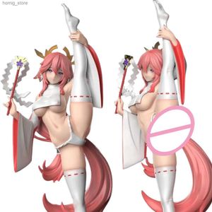 Acción Figuras de juguete 31cm Juego de anime Genshin Impact Yae Miko GK Figurine Sexy Girl PVC Figura de acción Figura Hentai Modelo de colección de muñecas Regalo de Navidad Y240415