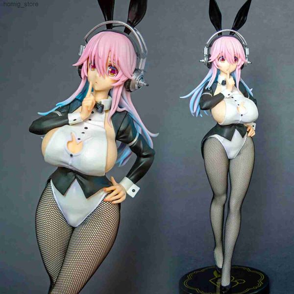 Acción Figuras de juguete 31cm NSFW Sonico Bicute Bunnies Sexy Nude Girl Model PVC Anime Action Figura Figura para adultos Collection Toy Hentai Doll Gift Y240415