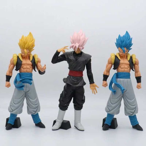 Action Toy Figures 31cm z Super Saiyan Peach Blue Gogeta PVC Figure d'action Modèle Toys Desktop DecorAction Enfants Cadeau d'anniversaire