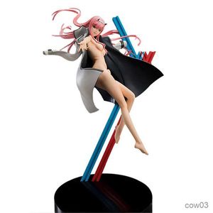 Actie speelgoedcijfers 34cm lieveling in de anime figuur schaal nul twee actie figuur nul twee figurine volwassen verzamelmodel speelgoed r230710