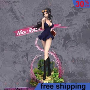 Actie speelgoedfiguren 34 cm één stuk anime -figuren Miss Allsunday Nico Robin Actie Figuren Sexy Girl -personages Collectie PVC Model Doll Gift Toys Y240415