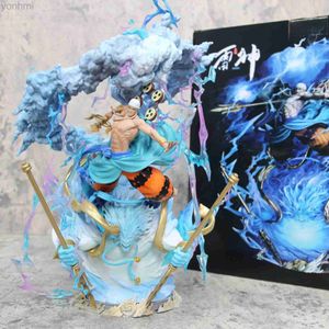 Figurines d'action 37CM One Piece Anime Gk LS AnimeFigures Enel Action Eneru PVC Statue modèle à collectionner décoration ornements jouets enfants cadeau ldd240312