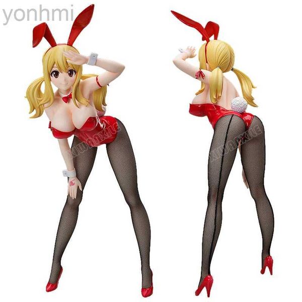 Figuras de juguete de acción 41 cm FREEing Fairy Tail Lucy Heartfilia Figura de anime sexy ESTILO B Erza Scarlet Bunny Girl Figura de acción Modelo adulto Muñeca Juguetes 24319