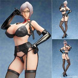 Action Toy Figures 41cm Kangoku Gakuen Shiraki Meiko B-style PVC Figure d'action Sexy Coup Girl Anime Hentai Model Dolls Collection COLLET COFET Y240415