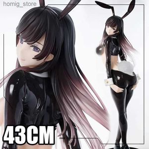 Action Toy Figures 43cm Native Liaison Anime Bunny Girl Figure Kasumi 1/4 Anime japonais PVC PVC Figure d'action Modèle de collection adulte Cadeaux Dols Y240415