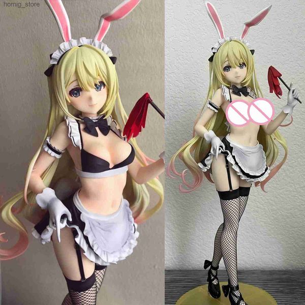 Acción Figuras de juguete 43cm NSFW Eruru Maid Bunny Ver Sexy Nude Girl Model PVC Anime Action Hentai Figura Modelo de recolección de adultos Juguetes Dolls Y240415