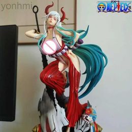 Actiespeelfiguren 45 cm Anime One Piece Action Figure GK Wano Country The Island of Ghost Girl Yamato Figuren PVC-model verzamelspeelgoed ldd240312