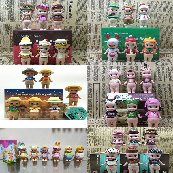 Figuras de juguete de acción 6pcs/set Sonny An Sweet Animal Marine Series PVC Kawaii Mini Modelo Collectable Kids Juguetes Regalo de muñeca