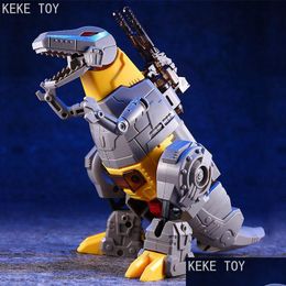 Action Toy Figures Action Toy Figures Transformation G1 Kbb Tyrone King Grimlock Wave Blaster Main Faire Assemblage Modèle Figure Robot Dhvia