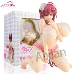 Actie speelgoedfiguren Aixlan 16 cm A-plus anime figuur Saito Reika na Bubble Party PVC Actie Figuur Sexy Figurine Collectible Model Toys Kid Gift Y240425NZCM