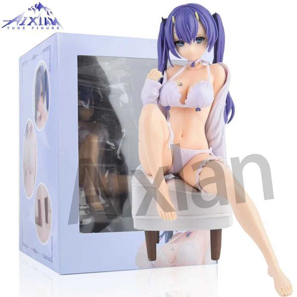 Action Toy Figures Aixlan 20cm Rocket Boy Anime Figure AO ONI GIRLE PVC Figure d'action Blue Sexy Figurine Collectible Modèle Toys Kid Gift Y240425JPD5