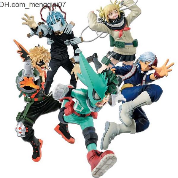 Figurines d'action toutes les séries Anime My Hero Academia Figure Smack Izuku Midoriya Shouto Todoroki Katsuki Boku Amazing Heros PVC Action Figure Toys 220115 Z230701