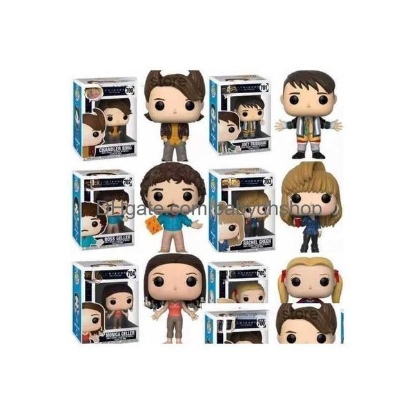 Figuras de juguete de acción American Tv Pop Friends Of Six de Rachel Ross T230607 Entrega directa Dhh3S