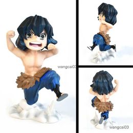 Action Toy Figures Anime 10cm Figure Wild Boar Headgear For Beautiful Girls Figure Figure Warrior PVC Modèle emballé