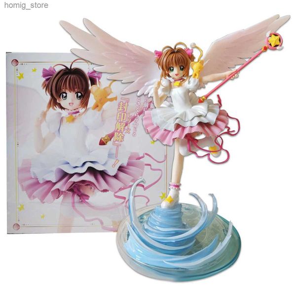 Action Toy Figures Card Anime Captor Figure Kinomoto SAKURA MODÈLE COLLECTION CONCUNÉE CONCUNÉ FIGURE 23CM