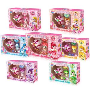 Actiespeelfiguren Anime Catch Teenieping Mirror Box Set Cartoon Liefde Prinses Magische Transformatie Meisje Speelgoed Verjaardagscadeautjes voor kinderen 231021