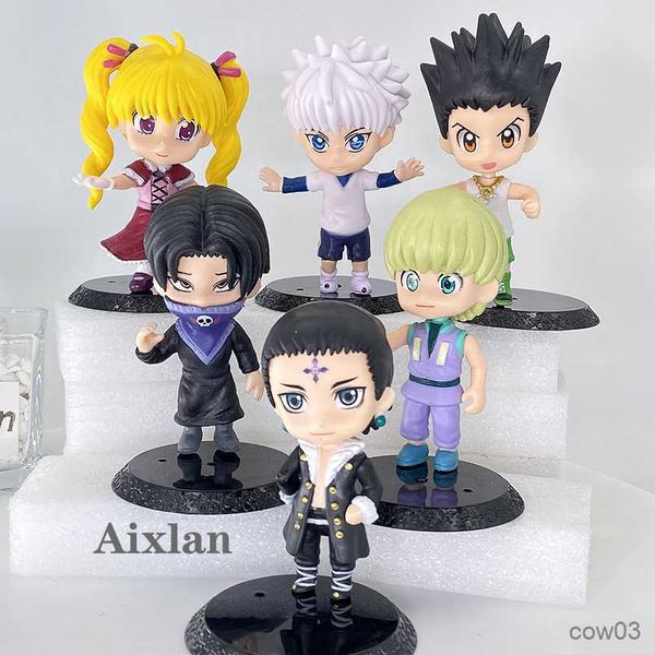 Figurines d'action Anime Hunter Hunter Figure Killua Zoldyck Kurapika Chrollo Lucilfer Feitan Potoo Shalnark Figurine R230710