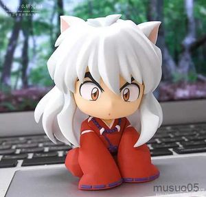 Actie speelgoedcijfers Anime Inuyasha Figuur 1300# Noodle Stopper Figuur Sengoku Otogi Inuyasha PVC Actie Figuur Collect Model Doll Toy 10cm