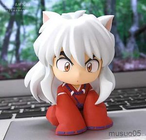 Figurines d'action Anime Inuyasha Figure 1300 # Noodle Stopper Figure Sengoku Otogi Inuyasha PVC Action Figure Collect Model Doll Toy 10cm