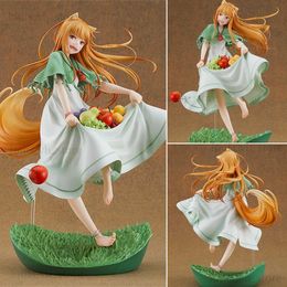 Action Toy Figures Anime Spice and Wolf Hero Holo Wolf and the Scent of Fruit Moe Wolf PVC Figure d'action Collectible Modèle Toys Doll Gifts T240325