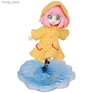Action Toy Figures Anime Spy X Famille Anya Forger Figure Figure mignonne Spyxfamily PVC Figure d'action Collection de la collection Poll Toy Figurine For Kid Birthday Gift Y240415