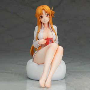 Actiespeelfiguren Anime Sword Art Online War of Yuki White Shirt Action Figure Anime Sexy figuurmodel speelgoed
