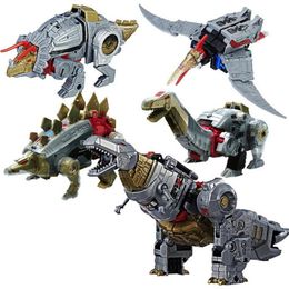 Action Toy Figure Arriva G1 KO Trasformazione Giocattoli 5 IN 1 Action Figure Classico Dinosauro Robot Modello di deformazione Bambini Regalo per bambini 230908