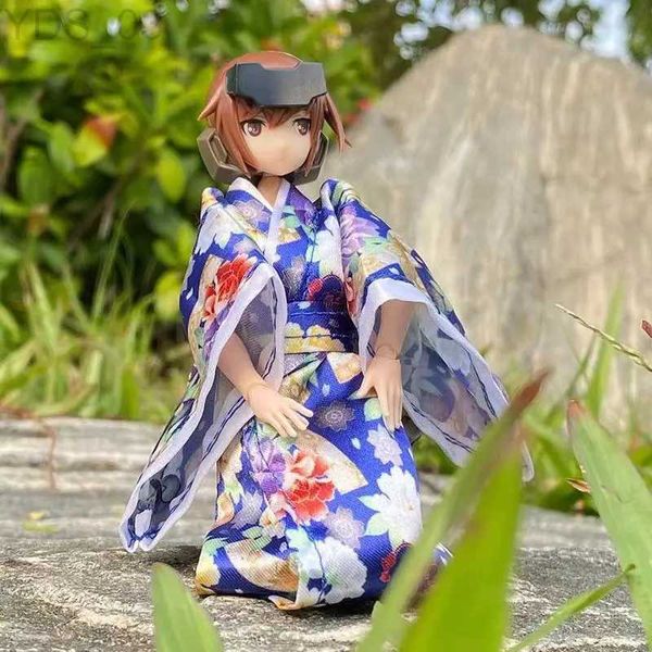 Action Toy Figures Atkgirl Nuke Matrix Snail-Shell Figma She TBL 1/12 M.S.Girls Kimono Japanese Style Modèle Anime Action Figure Toys Costume YQ240415