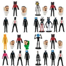 Figuras de juguete de acción Audio Man y cámara Titan Man Toilet Man Juguetes de bloques de construcción DIY ladrillos de juguete al por mayor por fast Air