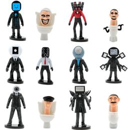 Actiespeelgoedfiguren Audio Man en camera Titan Man Toilet Man Bouwstenen Speelgoed DIY Bricks Speelgoed Groothandel Door snelle lucht 01