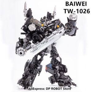 Actie Speelfiguren BAIWEI Transformatie TW-1026 TW1026 Ironhide KO SS14 Weaponeer SS Movie Robot Action Figure 230726