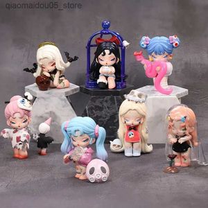 Action Toy Figures Blind Box Dodo Nami Doomsday Paradise Collection Creative Surprise Box 2 Vraie Fashion Handmade Doll Decoration Girl Gift