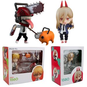 Action Toy Figures Chainsaw Man Anime Figure Denji 1560 # Power 1580 # 10 cm Q Verision Modèle Mobile Action Figure Jouets 230313