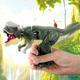 Actiespeelfiguren Kinderen Decompressie Dinosaurusspeelgoed Creatief Handbediend TelescopicSpring Swing Dinosaurus Fidget Speelgoed Kerstcadeaus voor kinderen