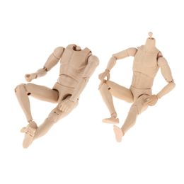 Figurines de jouets d'action à collectionner 16 figurines d'action masculines corps nu sans couture 12 "épaules étroites 230907