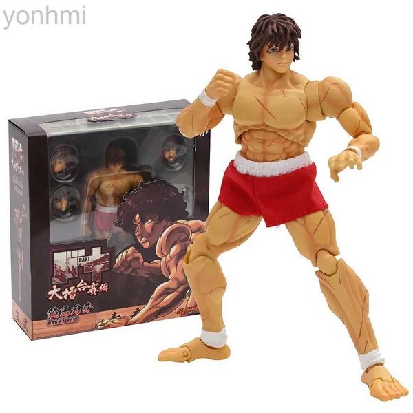 Figuras de juguete de acción coleccionables Baki Hanma Baki 1/12 colección figura de acción modelo de PVC muñeca de juguete figuras de regalo ldd240312