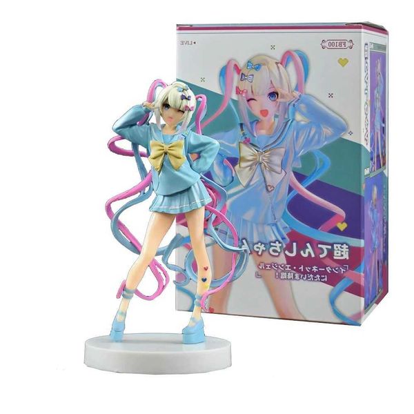 Figuras de juguete de acción Decoración colorida Figura Games Juego Anime Sweet Girl Cartoon Kawaii Model Collection Doll Toy lindo decoración de decoración Y240516