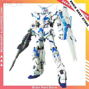 Actie speelgoedcijfers Daban 6637 Limited Edition RX-0 Blue White Color Schema 1/100 mg Fighter Mecha Assemble Mecha Model Assembling Toys YQ240415