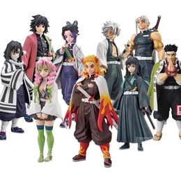 Actie speelgoed Figuren Demon Killer GK Animatie Karakter Tanjirou Nezuko Zenitsu Giyuu Muicherou Model Kimetsu No Yaiba Action Character Childrens Toy GiftSl2403