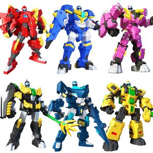 Actie Speelfiguren est Mini Force 2 Super Dino Power Transformatie Robot Speelgoed Actiefiguren MiniForce X Vervorming Dinosaurus speelgoed 230213