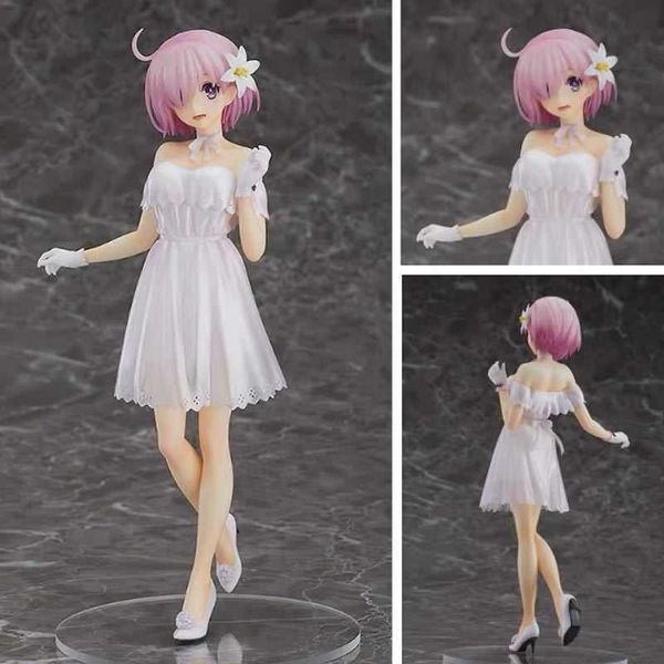 Figuras de juguete de acción Fate Grand Order Shielder Mash Kyrielight Heroic Spirit Vestido formal Ver. 1/7 figura de Anime chica Sexy PVC figuras de acción de juguete T230105