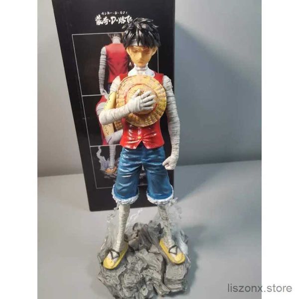 Figuras de juguete de acción Figura de anime de una pieza luffy mono D. luffy bandas silencio figuras de accin modelo de coleccin Juguetes decoracin mu