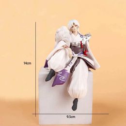 Figures de jouets d'action Figuras de Anime de DiBujos Animados de inuyasha y Sesshoumaru Modelo de Jugutes Coleccionables Adorno de Decoracin PVC 14