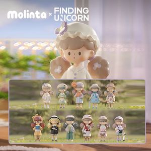 Action Toy Figures FUN Molinta Spring List Series Blind Box Toys Kawaii Anime Figure Caixa Caja Surprise Mystery Dolls Girls Gift 230720